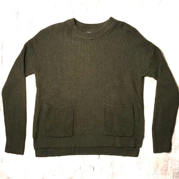 Madewell Patch Pocket Pullover Sweater, Size XS - Picture 3 of 15